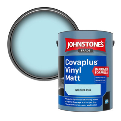 B&Q -  Covaplus Vinyl Matt Walls & Ceilings Emulsion Paint (Ncs 1020-B10G) 5L