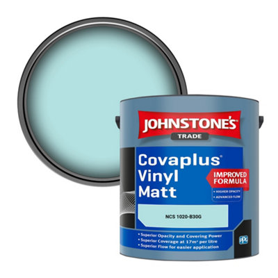 B&Q -  Covaplus Vinyl Matt Walls & Ceilings Emulsion Paint (Ncs 1020-B30G) 2.5L