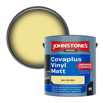 B&Q -  Covaplus Vinyl Matt Walls & Ceilings Emulsion Paint (Ncs 1030-G90Y) 2.5L