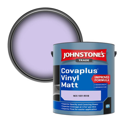 B&Q -  Covaplus Vinyl Matt Walls & Ceilings Emulsion Paint (Ncs 1031-R51B) 2.5L