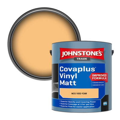B&Q -  Covaplus Vinyl Matt Walls & Ceilings Emulsion Paint (Ncs 1032-Y26R) 2.5L