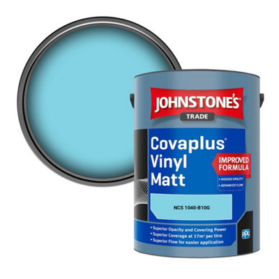 B&Q -  Covaplus Vinyl Matt Walls & Ceilings Emulsion Paint (Ncs 1040-B10G) 5L