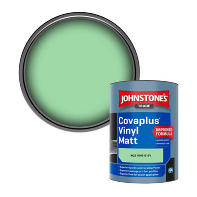 B&Q -  Covaplus Vinyl Matt Walls & Ceilings Emulsion Paint (Ncs 1040-G10Y) 1L