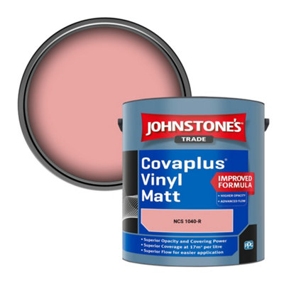 B&Q -  Covaplus Vinyl Matt Walls & Ceilings Emulsion Paint (Ncs 1040-R) 2.5L