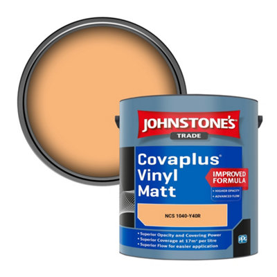 B&Q -  Covaplus Vinyl Matt Walls & Ceilings Emulsion Paint (Ncs 1040-Y40R) 2.5L
