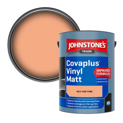 B&Q -  Covaplus Vinyl Matt Walls & Ceilings Emulsion Paint (Ncs 1040-Y60R) 5L