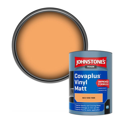 B&Q -  Covaplus Vinyl Matt Walls & Ceilings Emulsion Paint (Ncs 1050-Y40R) 1L