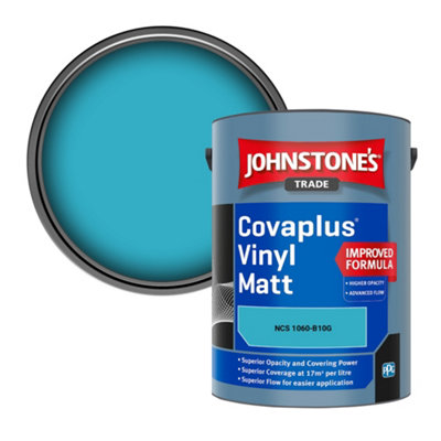 B&Q -  Covaplus Vinyl Matt Walls & Ceilings Emulsion Paint (Ncs 1060-B10G) 5L