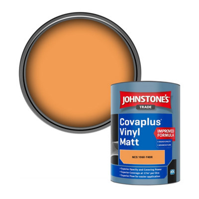 B&Q -  Covaplus Vinyl Matt Walls & Ceilings Emulsion Paint (Ncs 1060-Y40R) 1L