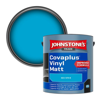 B&Q -  Covaplus Vinyl Matt Walls & Ceilings Emulsion Paint (Ncs 1070-B) 2.5L