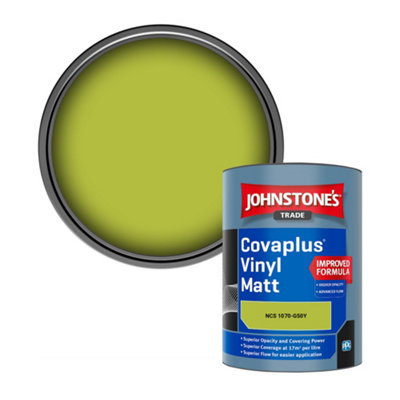 B&Q -  Covaplus Vinyl Matt Walls & Ceilings Emulsion Paint (Ncs 1070-G50Y) 1L