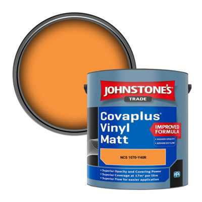 B&Q -  Covaplus Vinyl Matt Walls & Ceilings Emulsion Paint (Ncs 1070-Y40R) 2.5L