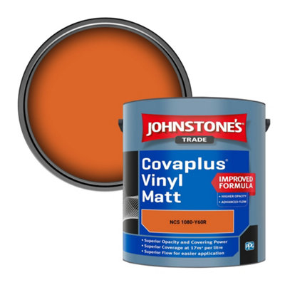 B&Q -  Covaplus Vinyl Matt Walls & Ceilings Emulsion Paint (Ncs 1080-Y60R) 2.5L