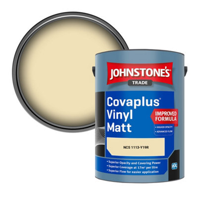 B&Q -  Covaplus Vinyl Matt Walls & Ceilings Emulsion Paint (Ncs 1113-Y19R) 5L