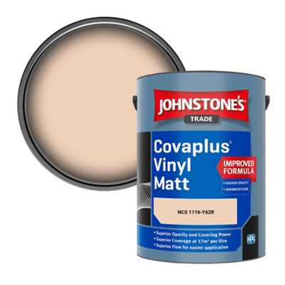B&Q -  Covaplus Vinyl Matt Walls & Ceilings Emulsion Paint (Ncs 1116-Y62R) 5L