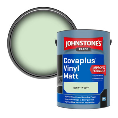 B&Q -  Covaplus Vinyl Matt Walls & Ceilings Emulsion Paint (Ncs 1117-G21Y) 5L