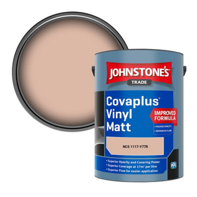B&Q -  Covaplus Vinyl Matt Walls & Ceilings Emulsion Paint (Ncs 1117-Y77R) 5L