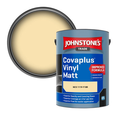 B&Q -  Covaplus Vinyl Matt Walls & Ceilings Emulsion Paint (Ncs 1119-Y18R) 5L