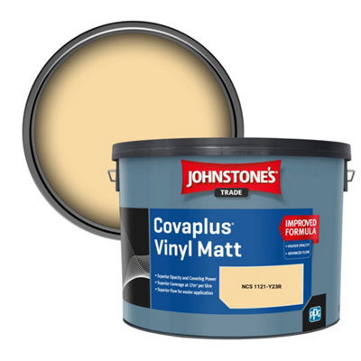 B&Q -  Covaplus Vinyl Matt Walls & Ceilings Emulsion Paint (Ncs 1121-Y23R) 10L