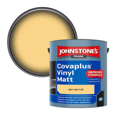 B&Q -  Covaplus Vinyl Matt Walls & Ceilings Emulsion Paint (Ncs 1134-Y11R) 2.5L