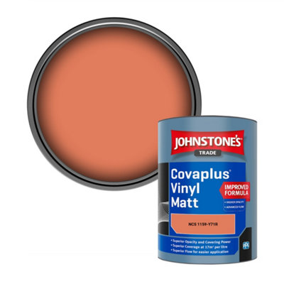 B&Q -  Covaplus Vinyl Matt Walls & Ceilings Emulsion Paint (Ncs 1159-Y71R) 1L