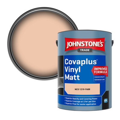 B&Q -  Covaplus Vinyl Matt Walls & Ceilings Emulsion Paint (Ncs 1219-Y60R) 5L