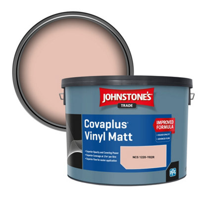 B&Q -  Covaplus Vinyl Matt Walls & Ceilings Emulsion Paint (Ncs 1220-Y82R) 10L