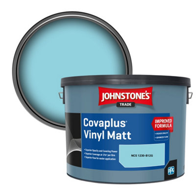 B&Q -  Covaplus Vinyl Matt Walls & Ceilings Emulsion Paint (Ncs 1230-B12G) 10L