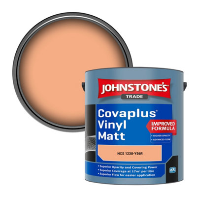 B&Q -  Covaplus Vinyl Matt Walls & Ceilings Emulsion Paint (Ncs 1238-Y56R) 2.5L