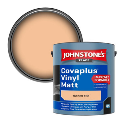 B&Q -  Covaplus Vinyl Matt Walls & Ceilings Emulsion Paint (Ncs 1326-Y45R) 2.5L