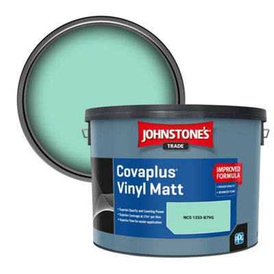 B&Q -  Covaplus Vinyl Matt Walls & Ceilings Emulsion Paint (Ncs 1333-B79G) 10L