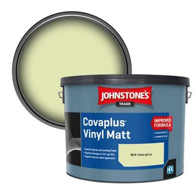 B&Q -  Covaplus Vinyl Matt Walls & Ceilings Emulsion Paint (Ncs 1416-G71Y) 10L