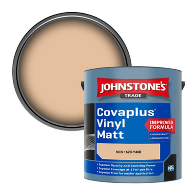 B&Q -  Covaplus Vinyl Matt Walls & Ceilings Emulsion Paint (Ncs 1620-Y46R) 2.5L
