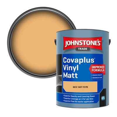 B&Q -  Covaplus Vinyl Matt Walls & Ceilings Emulsion Paint (Ncs 1637-Y27R) 5L