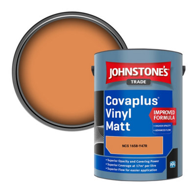 B&Q -  Covaplus Vinyl Matt Walls & Ceilings Emulsion Paint (Ncs 1658-Y47R) 5L
