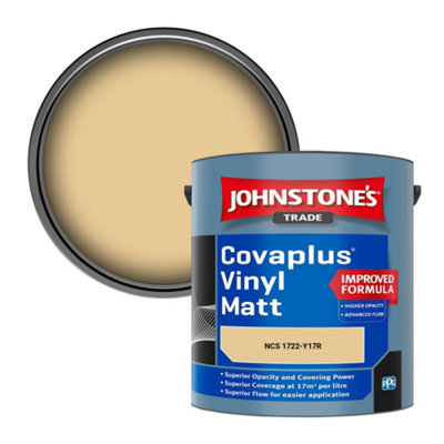 B&Q -  Covaplus Vinyl Matt Walls & Ceilings Emulsion Paint (Ncs 1722-Y17R) 2.5L