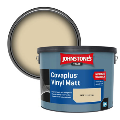 B&Q -  Covaplus Vinyl Matt Walls & Ceilings Emulsion Paint (Ncs 1912-Y19R) 10L