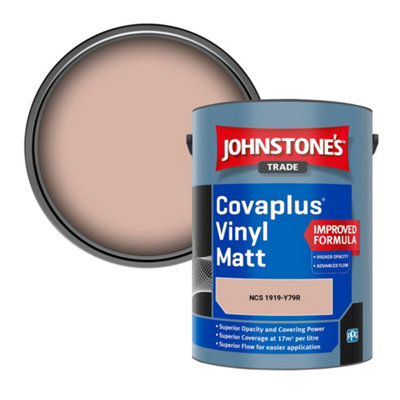 B&Q -  Covaplus Vinyl Matt Walls & Ceilings Emulsion Paint (Ncs 1919-Y79R) 5L