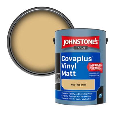 B&Q -  Covaplus Vinyl Matt Walls & Ceilings Emulsion Paint (Ncs 1926-Y18R) 5L