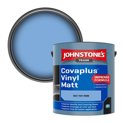 B&Q -  Covaplus Vinyl Matt Walls & Ceilings Emulsion Paint (Ncs 1941-R80B) 2.5L