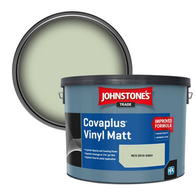 B&Q -  Covaplus Vinyl Matt Walls & Ceilings Emulsion Paint (Ncs 2010-G50Y) 10L
