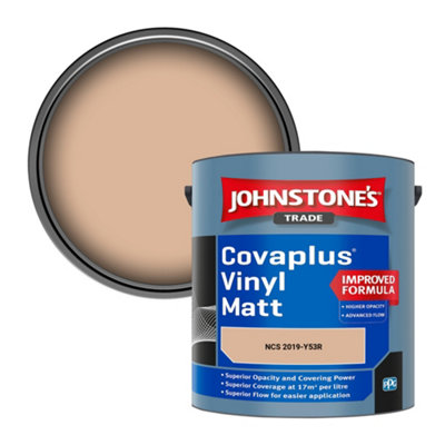 B&Q -  Covaplus Vinyl Matt Walls & Ceilings Emulsion Paint (Ncs 2019-Y53R) 2.5L
