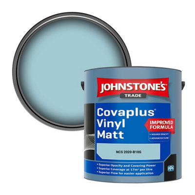 B&Q -  Covaplus Vinyl Matt Walls & Ceilings Emulsion Paint (Ncs 2020-B10G) 2.5L