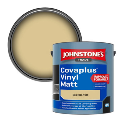 B&Q -  Covaplus Vinyl Matt Walls & Ceilings Emulsion Paint (Ncs 2020-Y08R) 2.5L