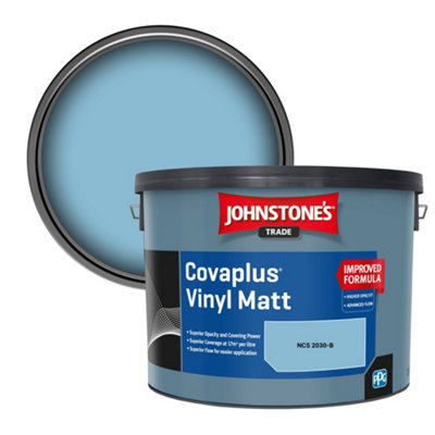 B&Q -  Covaplus Vinyl Matt Walls & Ceilings Emulsion Paint (Ncs 2030-B) 10L