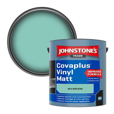 B&Q -  Covaplus Vinyl Matt Walls & Ceilings Emulsion Paint (Ncs 2030-B70G) 2.5L