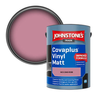 B&Q -  Covaplus Vinyl Matt Walls & Ceilings Emulsion Paint (Ncs 2040-R20B) 5L