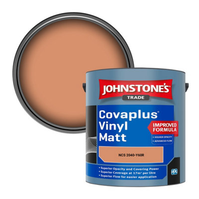 B&Q -  Covaplus Vinyl Matt Walls & Ceilings Emulsion Paint (Ncs 2040-Y60R) 2.5L