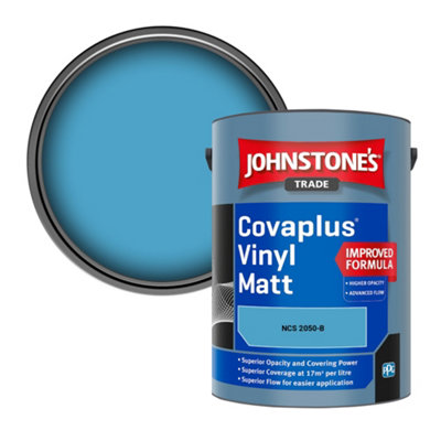 B&Q -  Covaplus Vinyl Matt Walls & Ceilings Emulsion Paint (Ncs 2050-B) 5L