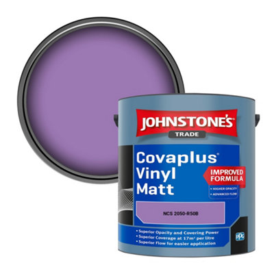 B&Q -  Covaplus Vinyl Matt Walls & Ceilings Emulsion Paint (Ncs 2050-R50B) 2.5L